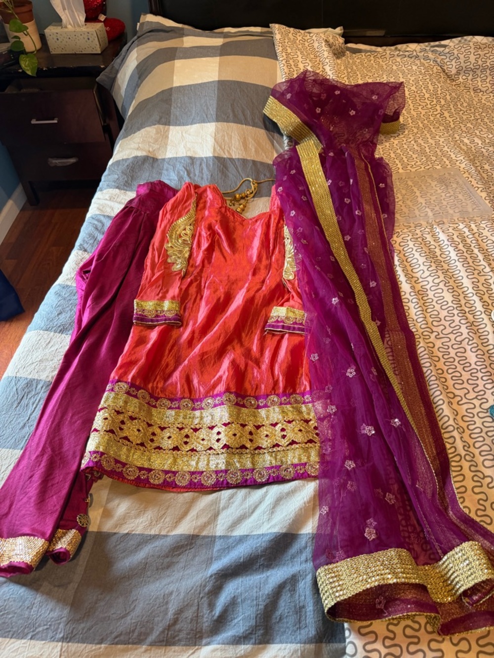 Indian Pakistani shalwar kameez churidar
